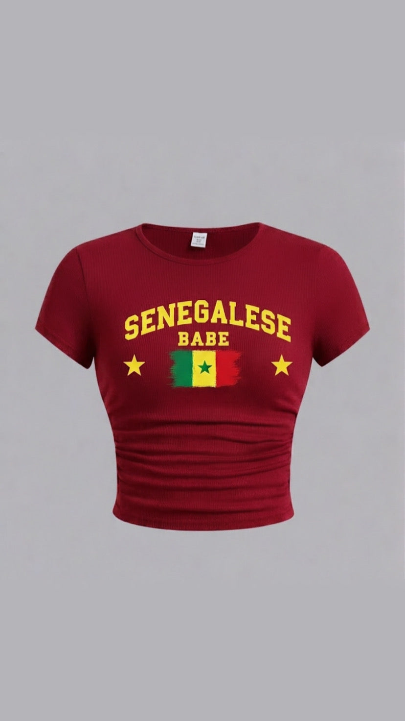 TOP BASIC SENEGALAISE ( manches courtes manches longues)