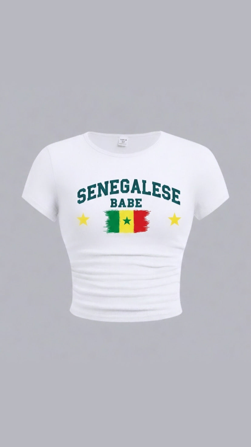 TOP BASIC SENEGALAISE ( manches courtes manches longues)