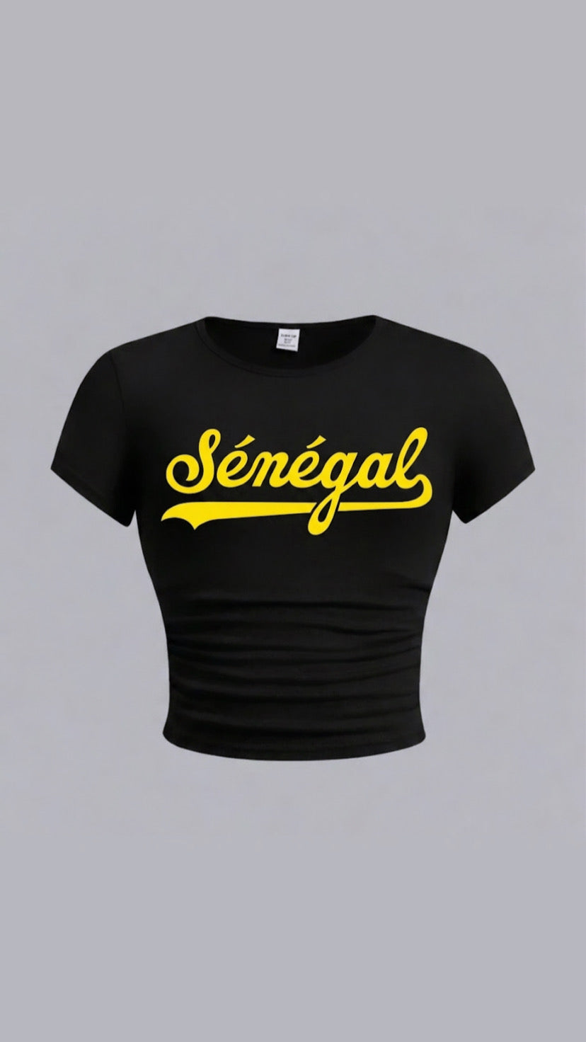 TOP BASIC SENEGALAISE ( manches courtes manches longues)