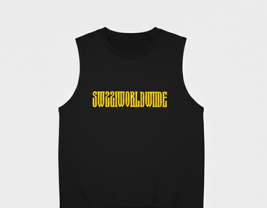 Black tank top