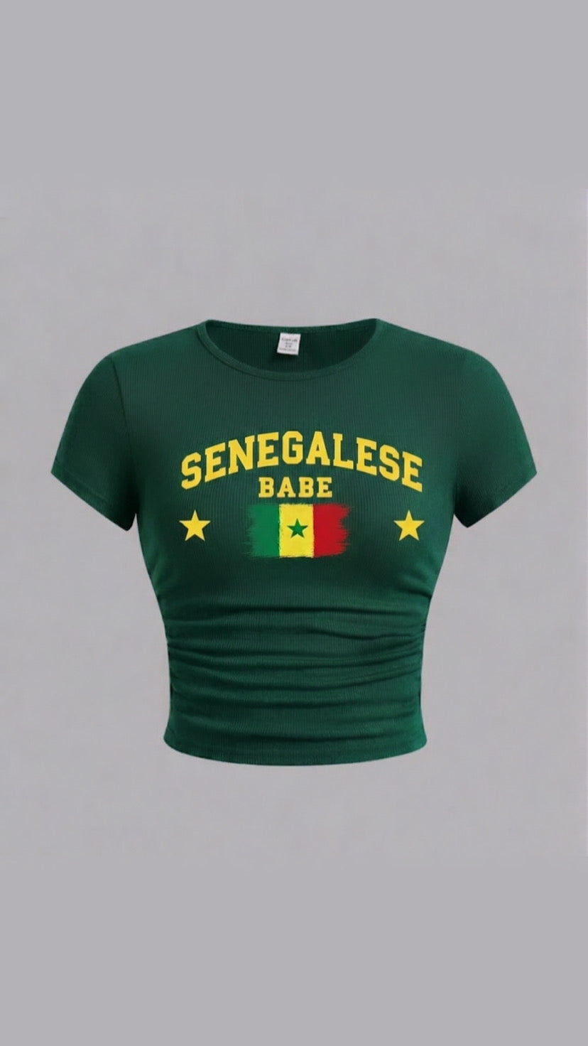 TOP BASIC SENEGALAISE ( manches courtes manches longues)