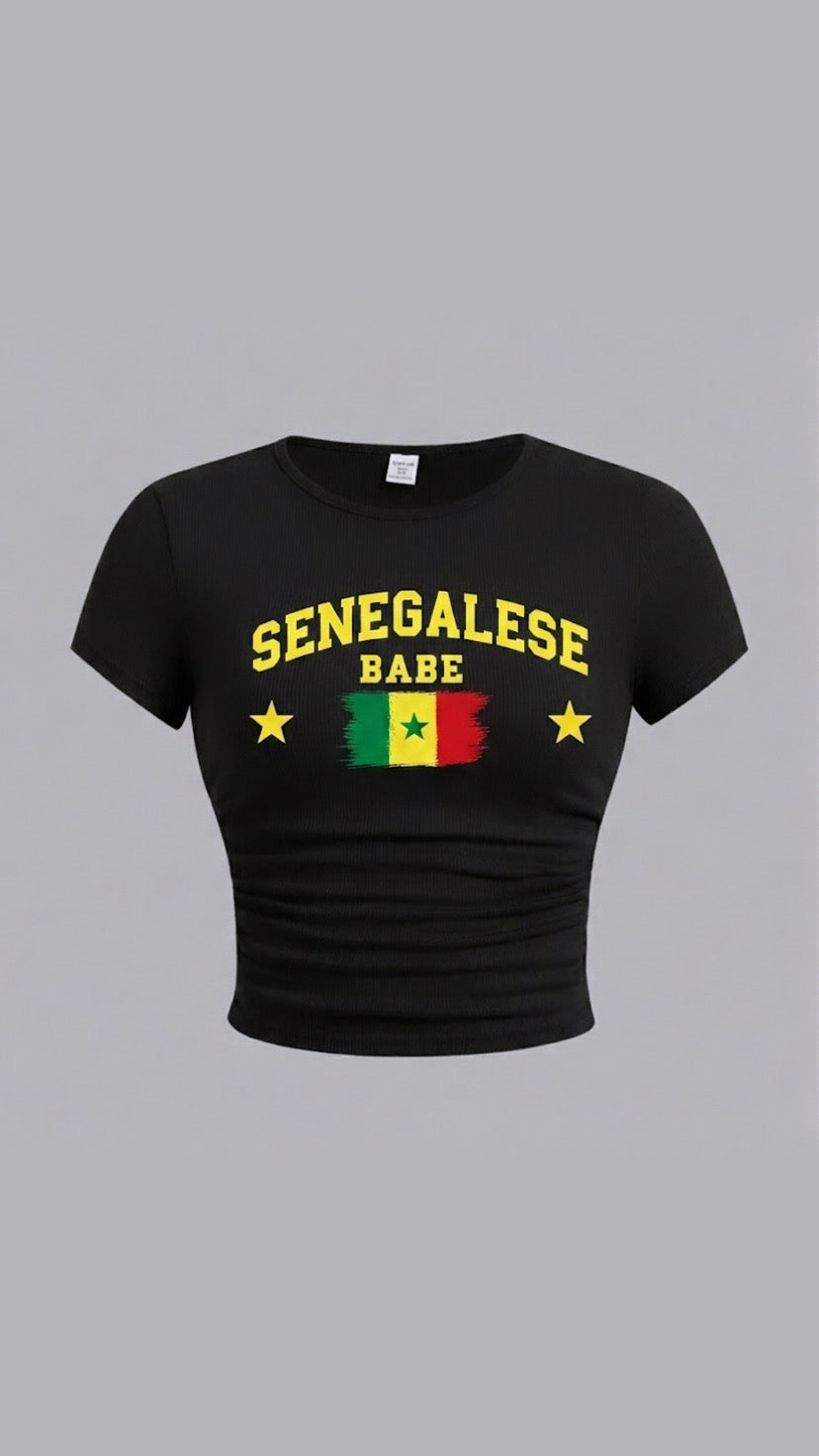 TOP BASIC SENEGALAISE ( manches courtes manches longues)